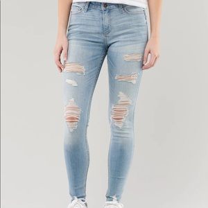 Hollister low rise super skinny jeans
